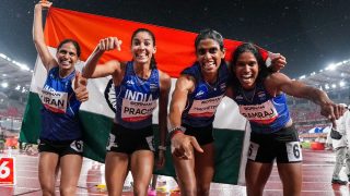 Asian Games: Indian women reclaim relay gold, men surrender theirs and settle for bronze