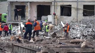 Russian missile, drone attack on Ukraine's Kremenchuk kills two, injures 34