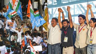 CEC row: INDIA bloc protests at Rajghat as CJP’s Bengaluru stir draws Dhruv Rathee, Prakash Raj