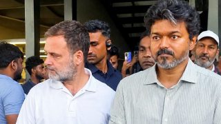 Rahul Gandhi meets Tamil Nadu CM Vijay in Chennai ahead of 'Chhatron Ki Goonj’