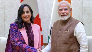 Canadian Foreign Minister Anita Anand meets PM Modi