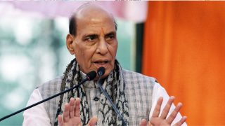 Rajnath Singh accuses Congress of plotting Bangladesh-style regime change amid EC protests