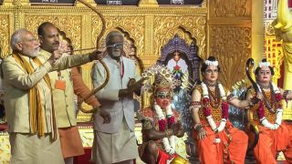 Modi calls on political parties to unite in national interest at Dussehra celebrations