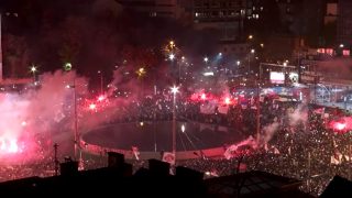 Serbia’s student movement rallies tens of thousands ahead of election challenge to Vucic