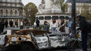 France protests: 110,000 march in Paris as police fire tear gas, 135 arrested nationwide