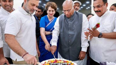 'Does BJP own Lord Parshuram?': Congress slams BJP over Rahul Gandhi poster