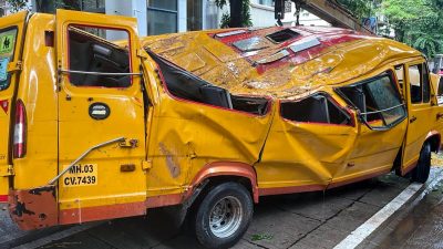11-year-old boy killed, four injured after tree falls on school bus in Mumbai