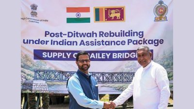 Cyclone Ditwah: India hands over third consignment of Bailey bridges to Sri Lanka