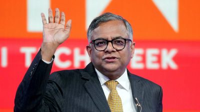 N Chandrasekharan to step down as chairman of Tata Sons