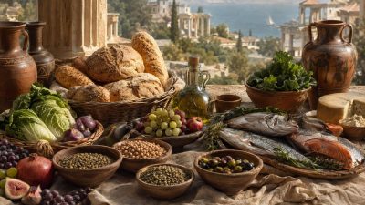 Ancient Mediterranean diets were built around bread, not fish and olive oil