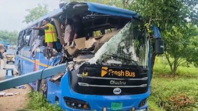 Six dead, 12 injured in Telangana bus accident