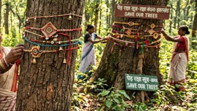 'Save Tree' campaign: Jharkhand villagers to tie rahkis to one lakh trees