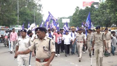 Bihar exam row: Bhim Army activists clash with police in Patna