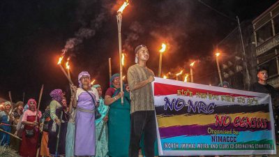 'No NRC, no census': Protesters clash with police in Manipur
