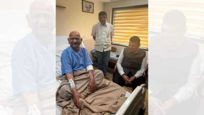 Anna Hazare's health improving, to remain in hospital for two more days