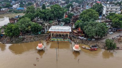 Uttar Pradesh floods: Over one-third of districts hit as rescue operations continue