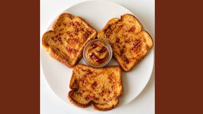 Turn your favourite PB&J into French toast