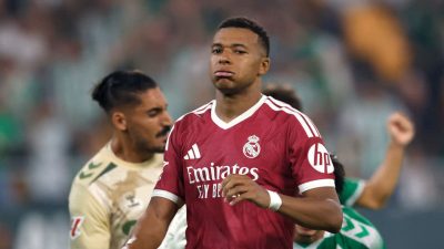 Kylian Mbappé faces defeat as Real Betis takes victory