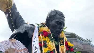 Freddie Mercury fans gather to mark what would have been his 80th birthday