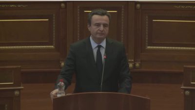 Kosovo parliament re-elects Albin Kurti as prime minister