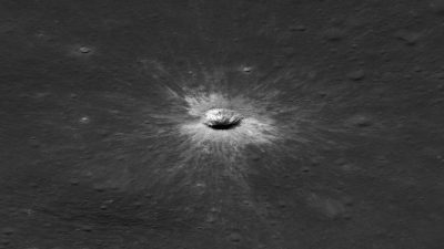 NASA spacecraft spots moon crater formed by rare asteroid impact