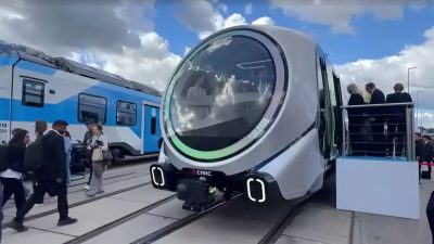 China’s CRRC unveils embodied intelligence metro train in Berlin