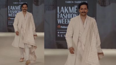 Lakmé Fashion Week: Ali Fazal turns showstopper for Tarun Tahiliani’s 'Tasva' menswear collection