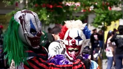 Santiago streets turn into a zombie parade for annual walk