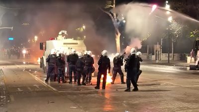 Albania protests enter eighth day as demonstrators clash with police