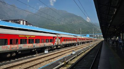 Landslide derails locomotive in southern Keralam; train services disrupted