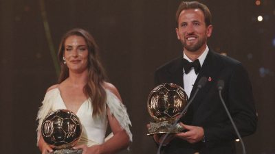 Harry Kane wins first Ballon d’Or, Alexia Putellas claims third Women's title