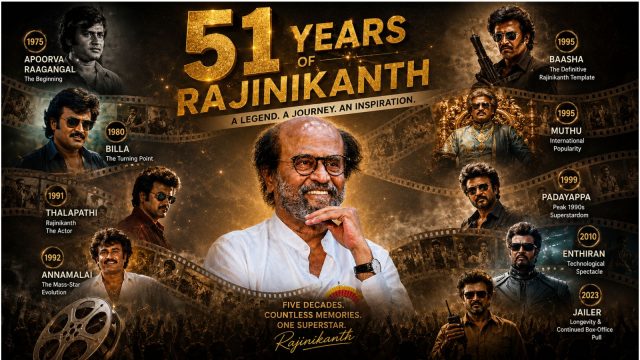 From bus conductor to Superstar: Tracing 51 years of Rajinikanth through eight defining films