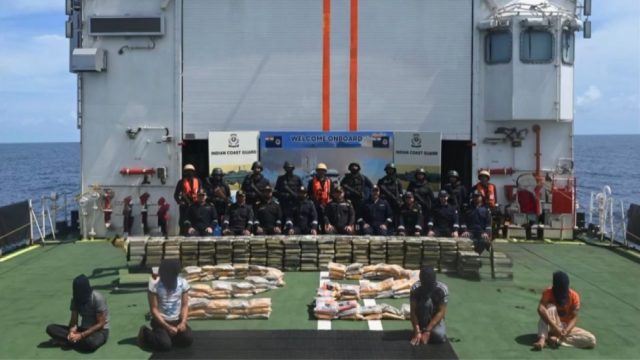 India seizes drugs worth over Rs 3,000 crore from Iranian boat in Arabian Sea