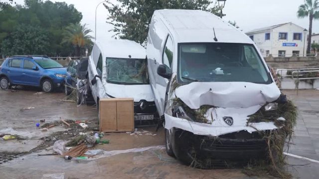 Eastern Spain floods: Torrential rains sweep across towns, killing two
